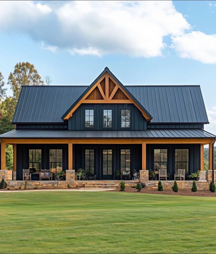 Modern farmhouse by Black Rock Builds